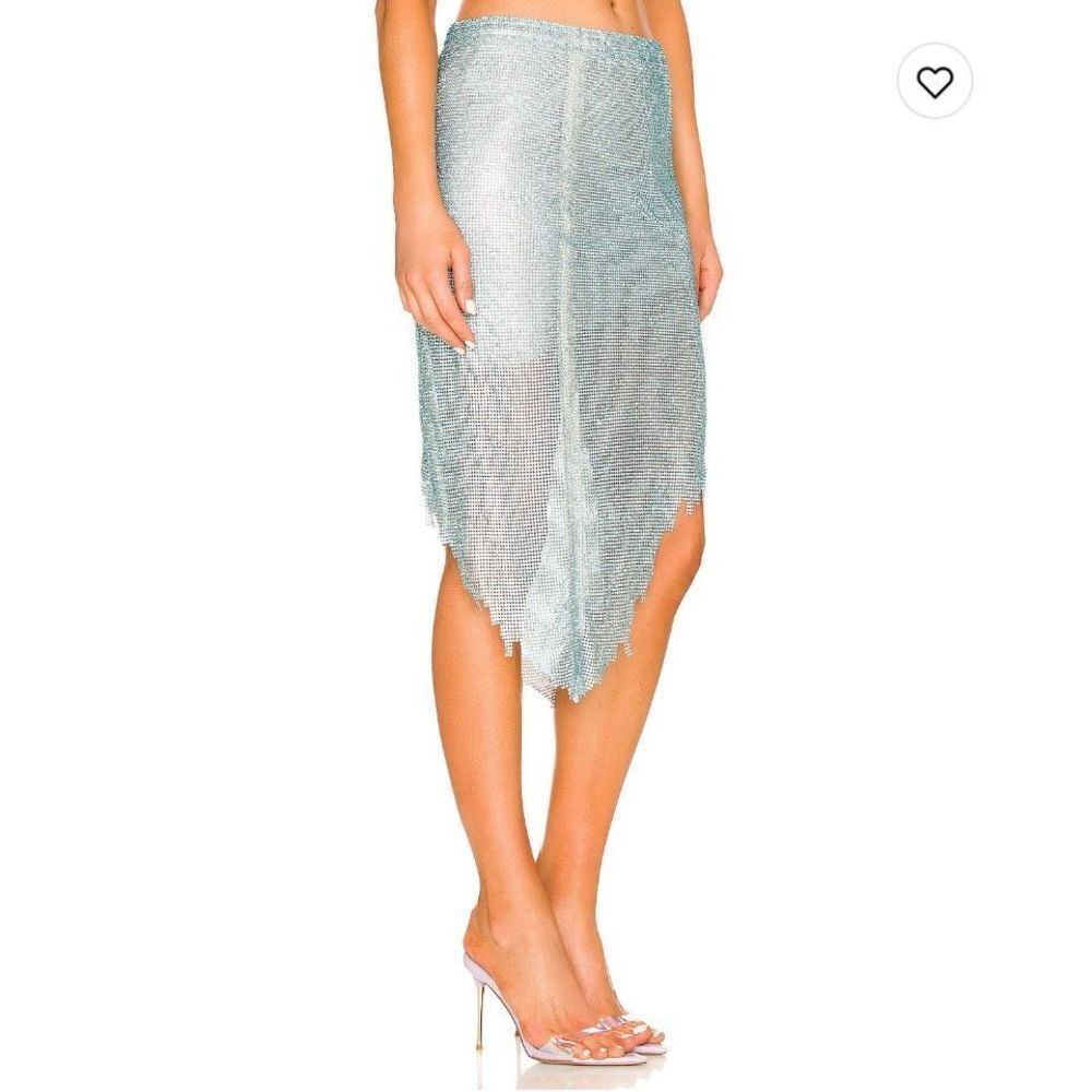 Poster Girl The Sana Midi Skirt Creulean blue crystal size 6